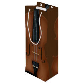 Sac Cadeau Pour Bouteille Viola violon Détails Musique classique (Dos Angle)