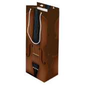Sac Cadeau Pour Bouteille Viola violon Détails Musique classique (Devant Angle)