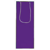Sac Cadeau Pour Bouteille Violet & Bourgogne  (Devant)