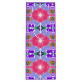 Sac Cadeau Pour Bouteille Vivid Aurora Kaleidoscope Electric (Dos)