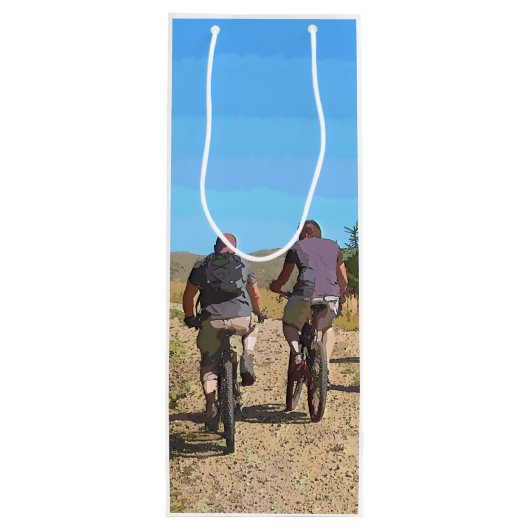 SAC CADEAU POUR BOUTEILLE VTT (Dos)