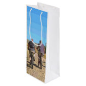 SAC CADEAU POUR BOUTEILLE VTT (Devant Angle)