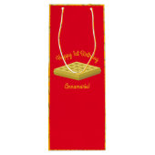 Sac Cadeau Pour Bouteille Waffe Petit déjeuner copieux Anniversaire (Dos)