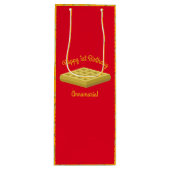 Sac Cadeau Pour Bouteille Waffe Petit déjeuner copieux Anniversaire (Devant)