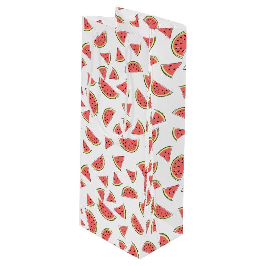 Sac Cadeau Pour Bouteille Watermelon Multi (Devant Angle)