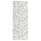 Sac Cadeau Pour Bouteille Wildflower Boho Name Monogram (Dos)