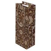 Sac Cadeau Pour Bouteille William Morris Little Flower Carpet (Devant Angle)