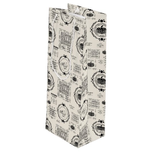 Sac Cadeau Pour Bouteille Wine Bags & Carriers (Dos Angle)