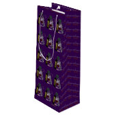 Sac Cadeau Pour Bouteille Wine Humorous Graphics (Dos Angle)