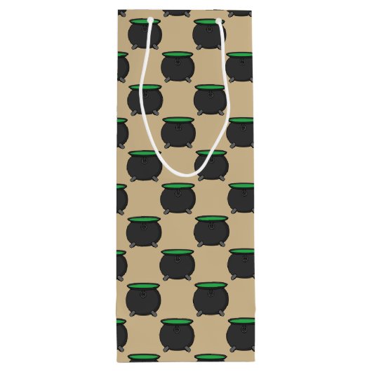 Sac Cadeau Pour Bouteille Witch Cauldron (Dos)