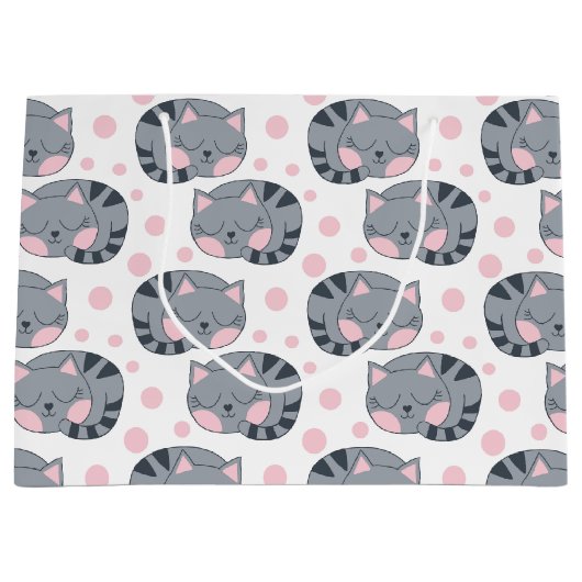 Sac cadeau pour chat couché (Devant)