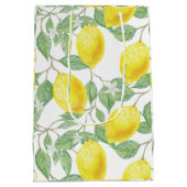 Sac cadeau pour citrons et Feuille (Dos)