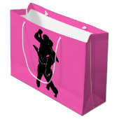 Sac Cadeau pour Danseurs de Tango - Couleurs Perso (Devant Angle)