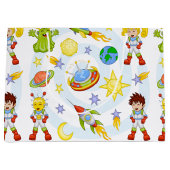 Sac Cadeau pour Enfants de l'Espace (Devant)