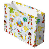 Sac Cadeau pour Enfants de l'Espace (Dos Angle)