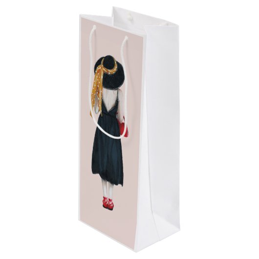 Sac cadeau pour fille classe (Devant Angle)