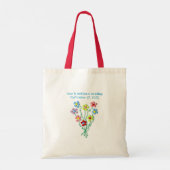 Sac cadeau pour fille de Nosegay Floral Bouquet (Dos)