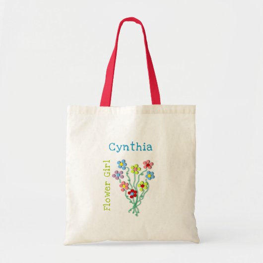 Sac cadeau pour fille de Nosegay Floral Bouquet (Devant)