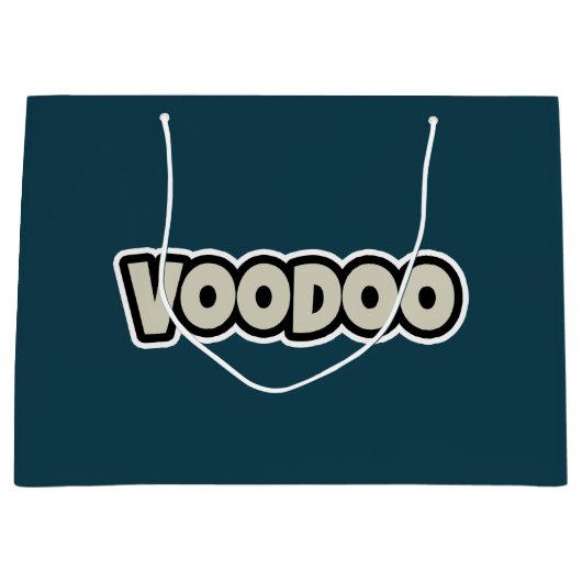 Sac cadeau pour jeton Voodoo - Grand, brillant (Devant)