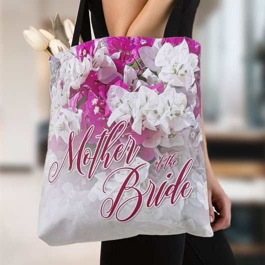 Sac Cadeau pour la Mère de la Mariée en Rose & Bla