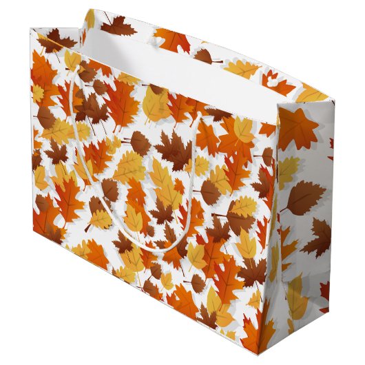 Sac cadeau pour l'automne/automne. Message modifia (Dos Angle)