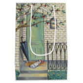 Sac cadeau pour le journal et la porte parapluie (Dos)