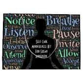 Sac cadeau pour le kit Mindfult Self Care (Dos)