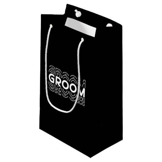 Sac Cadeau pour le Marié de Mariage (Devant Angle)