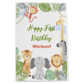 Sac cadeau pour le premier anniversaire avec des a (Devant)