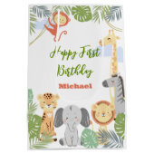 Sac cadeau pour le premier anniversaire avec des a (Dos)