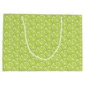 Sac cadeau pour les tranches de citron vert d'été  (Dos)