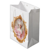 Sac cadeau pour mariée Marie Antoinette (Devant Angle)
