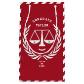 Sac cadeau pour petits diplômés de l'école de droi (Devant)