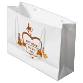 Sac cadeau pour restaurant  (Devant Angle)
