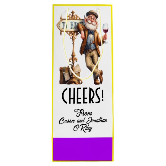 Sac cadeau pour vin version 4 VOIR DOS (Dos)