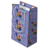 Sac cadeau Purple Floral (Dos Angle)