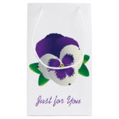 Sac cadeau Purple Pansy (Dos)