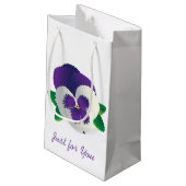 Sac cadeau Purple Pansy (Dos Angle)