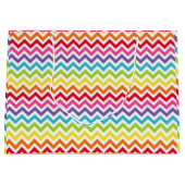 Sac cadeau Rainbow Chevron (Devant)