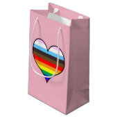 Sac cadeau Rainbow Heart (Dos Angle)