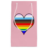 Sac cadeau Rainbow Heart (Devant)
