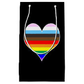 Sac cadeau Rainbow Heart (Devant)