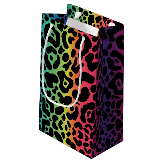 Sac cadeau Rainbow Leopard (Dos Angle)