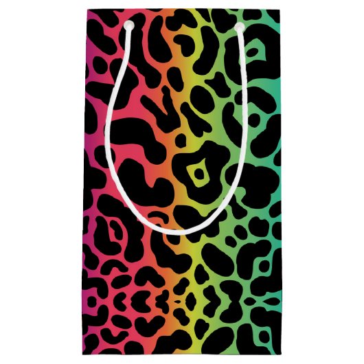 Sac cadeau Rainbow Leopard (Devant)