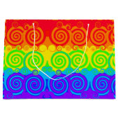 Sac cadeau Rainbow Swirl (Devant)