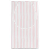 Sac cadeau rayé rose  (Dos)