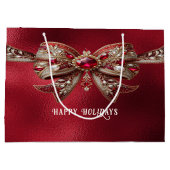 Sac cadeau Red Bow Holiday (Dos)