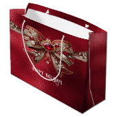 Sac cadeau Red Bow Holiday (Dos Angle)