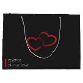 Sac cadeau Red Double Coeur (Dos)