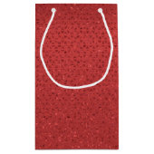 Sac cadeau Red Glittery (Dos)